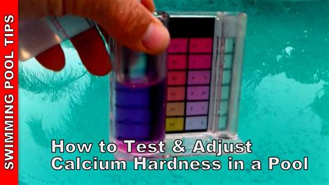 hardness test in pools|how to test calcium hardness.